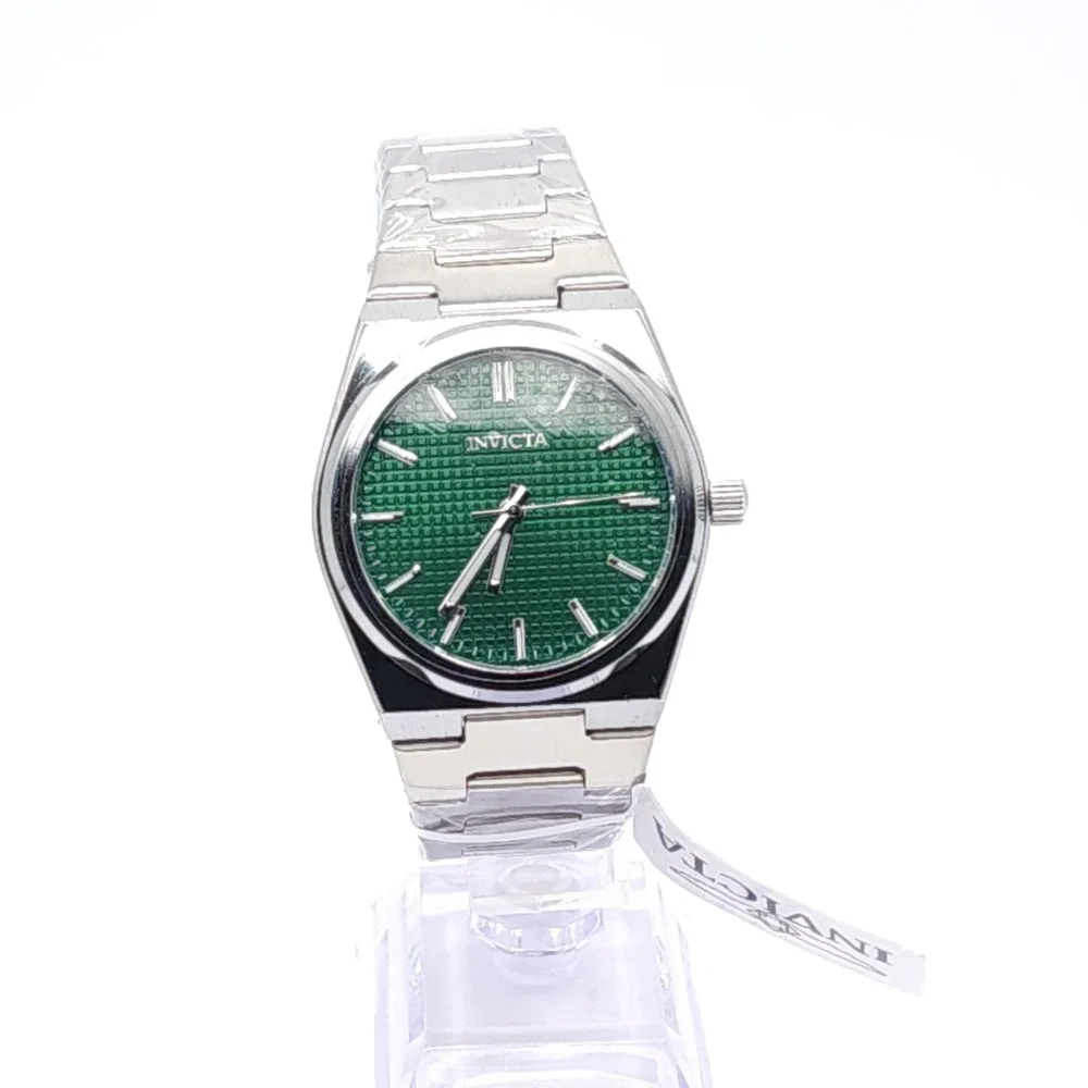 Invicta Celestial 69405 Men's Watch Green Dial Steel 40mm Quartz New